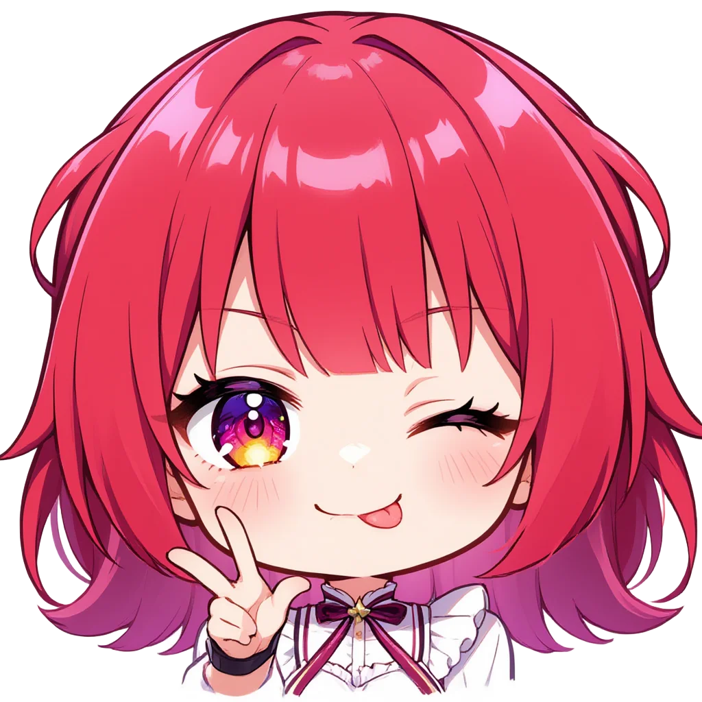 Pink hair chibi